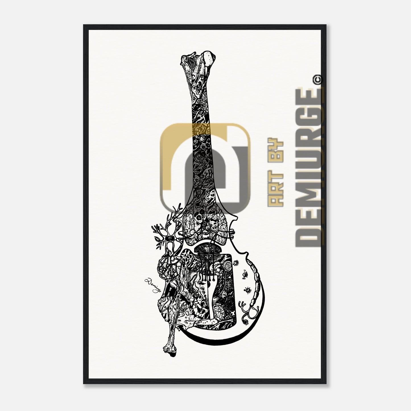 Despair - Museum-Quality Matte Paper Wooden Framed Poster