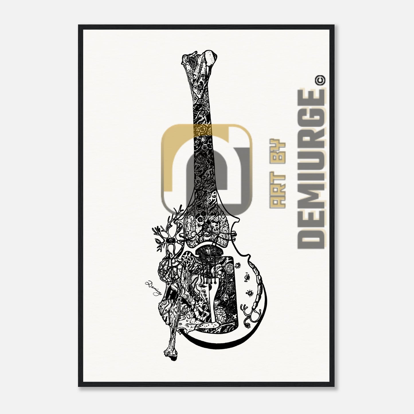 Despair - Museum-Quality Matte Paper Wooden Framed Poster