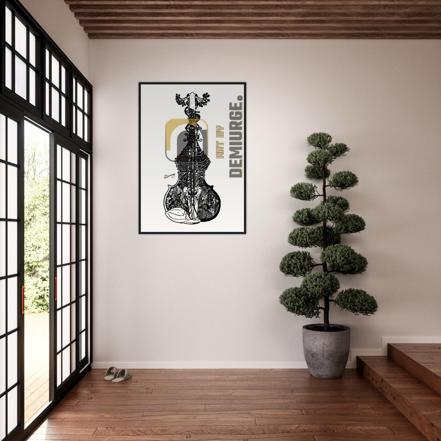Elation - Museum-Quality Matte Paper Wooden Framed Poster