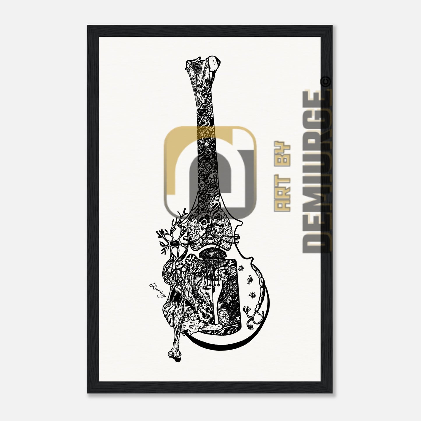 Despair - Museum-Quality Matte Paper Wooden Framed Poster