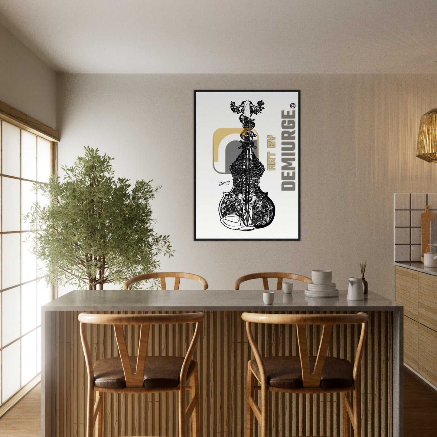 Elation - Museum-Quality Matte Paper Wooden Framed Poster