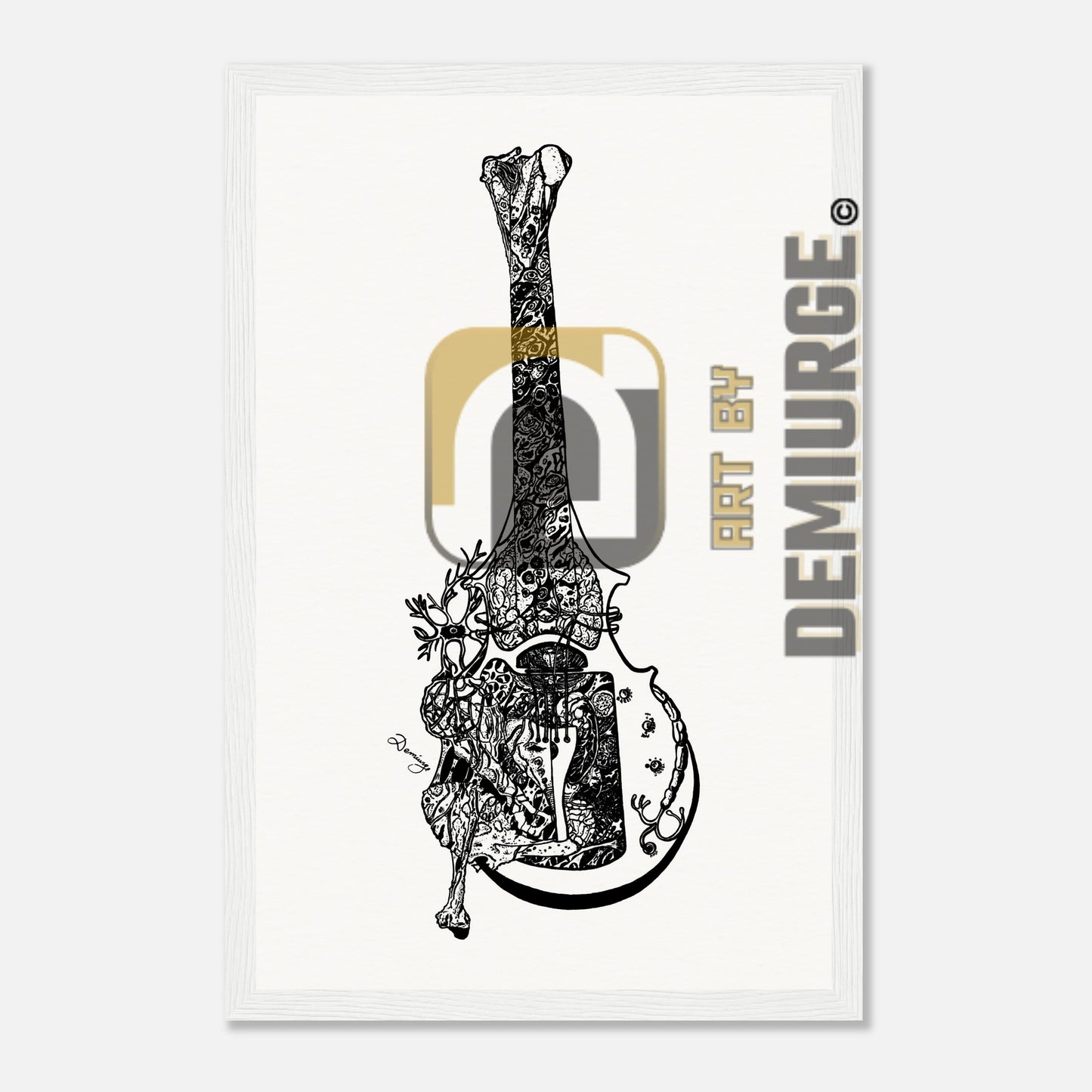 Despair - Museum-Quality Matte Paper Wooden Framed Poster