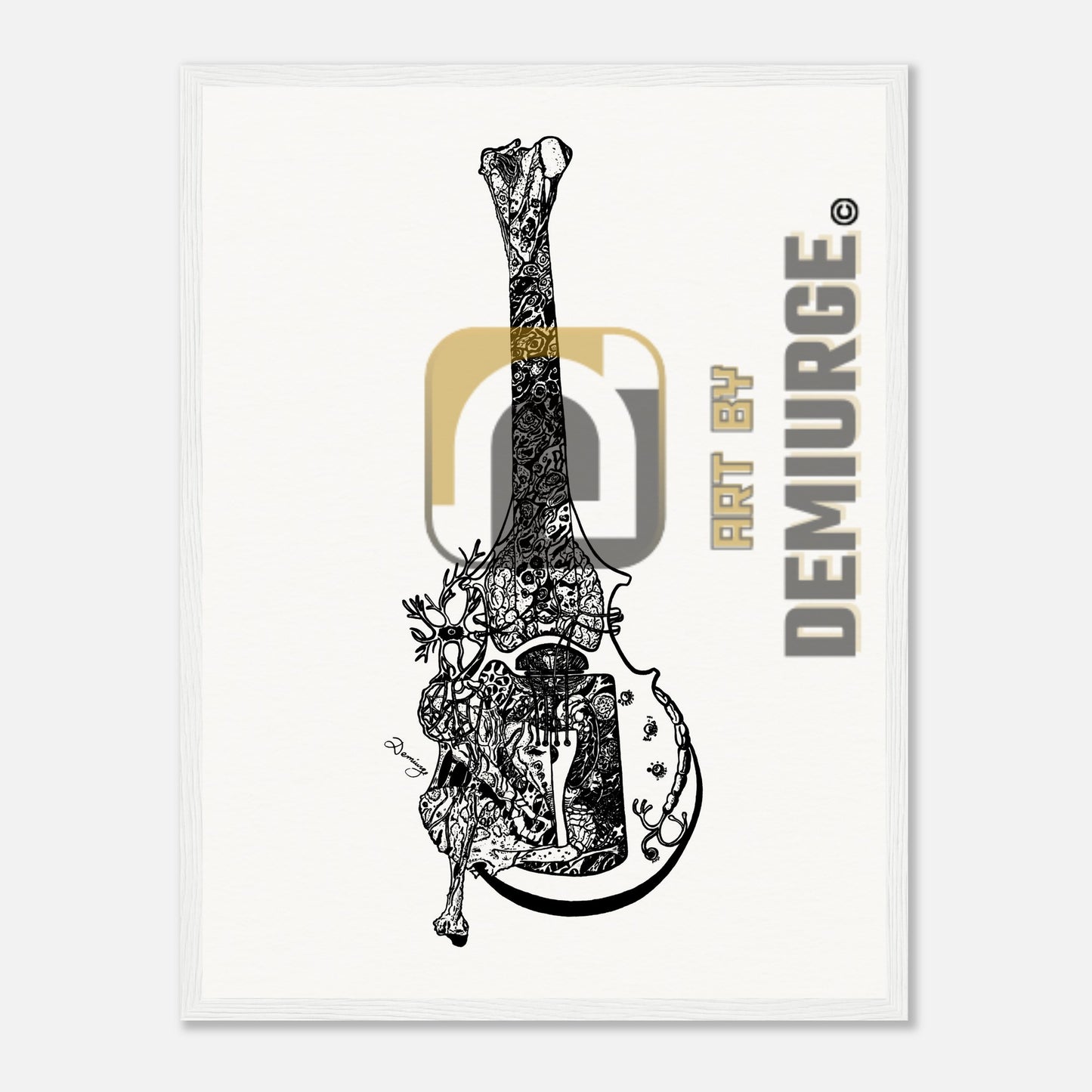 Despair - Museum-Quality Matte Paper Wooden Framed Poster