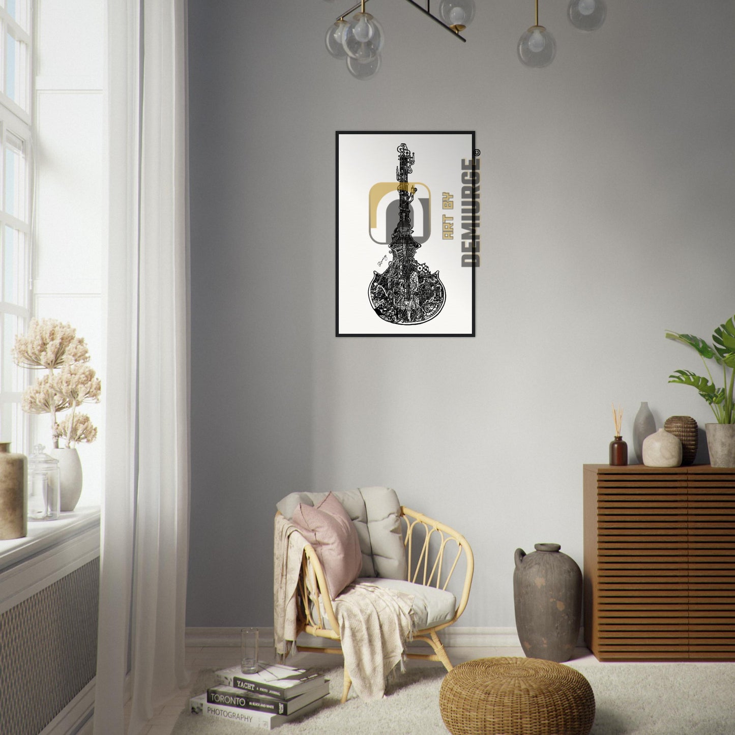 Indifference - Museum-Quality Matte Paper Wooden Framed Poster