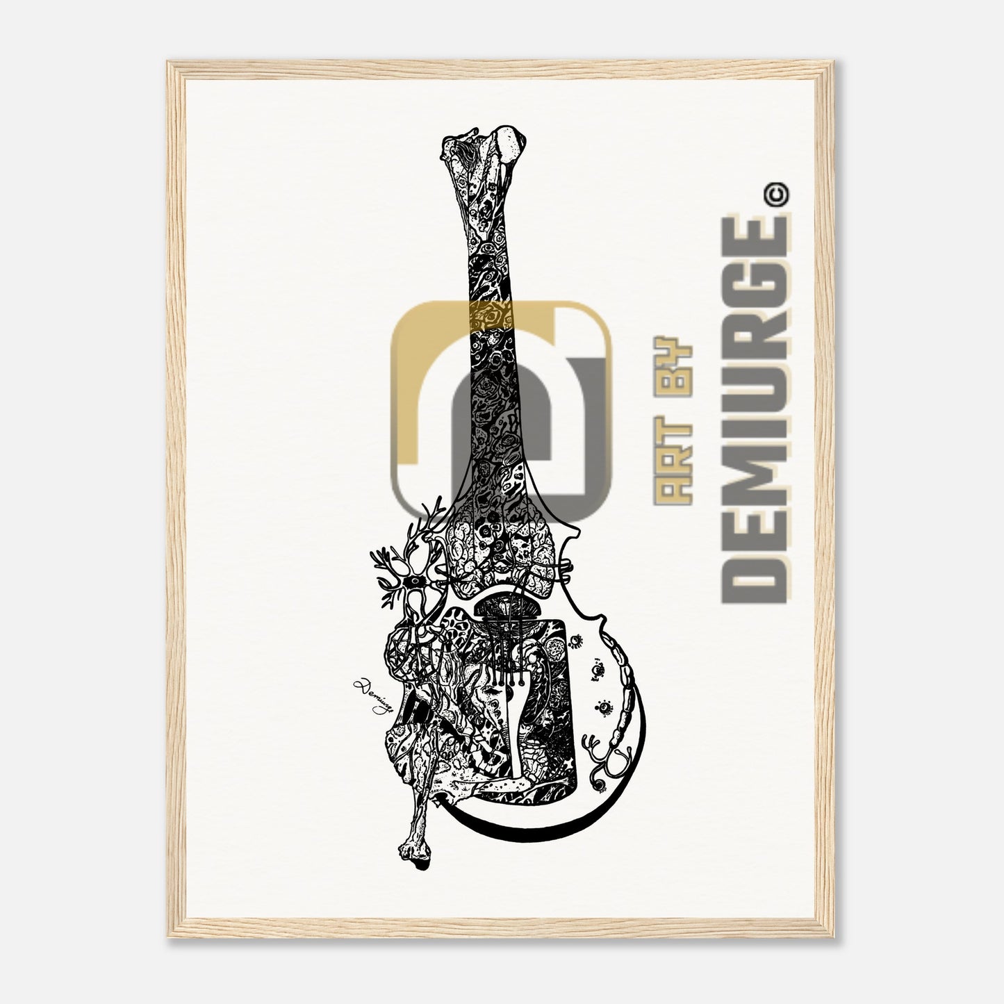 Despair - Museum-Quality Matte Paper Wooden Framed Poster
