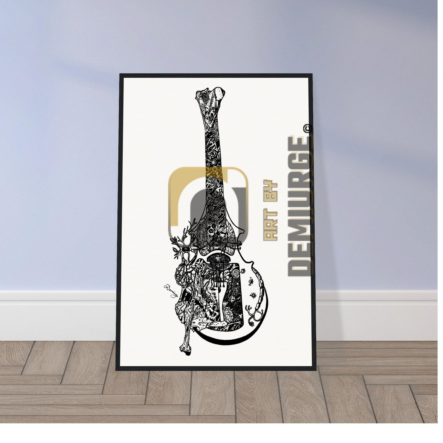 Despair - Museum-Quality Matte Paper Wooden Framed Poster