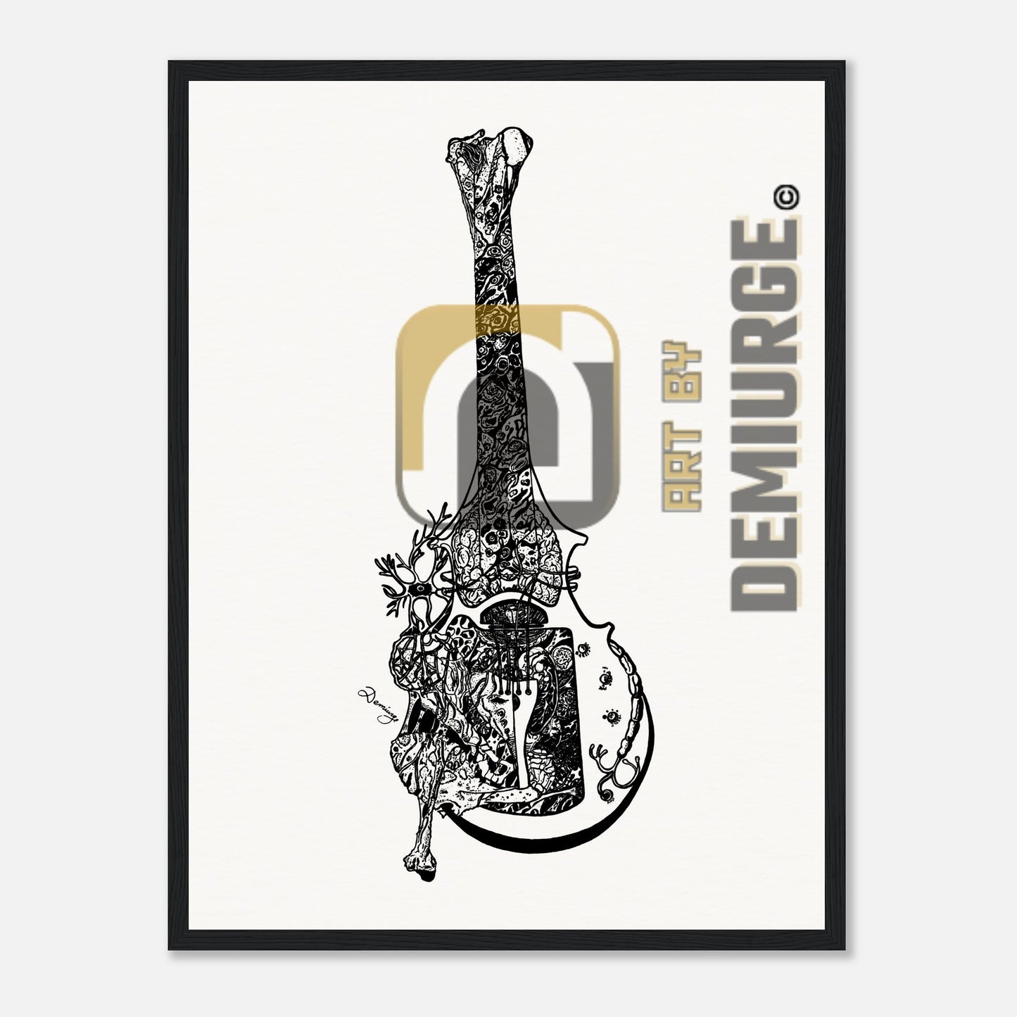 Despair - Museum-Quality Matte Paper Wooden Framed Poster