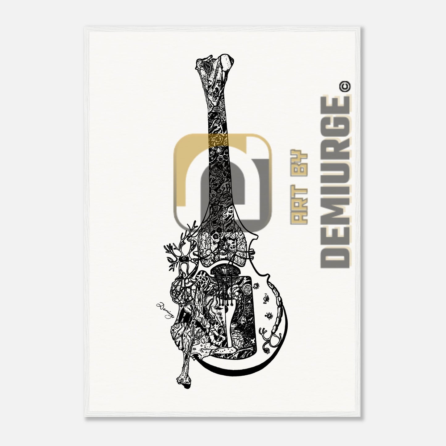 Despair - Museum-Quality Matte Paper Wooden Framed Poster