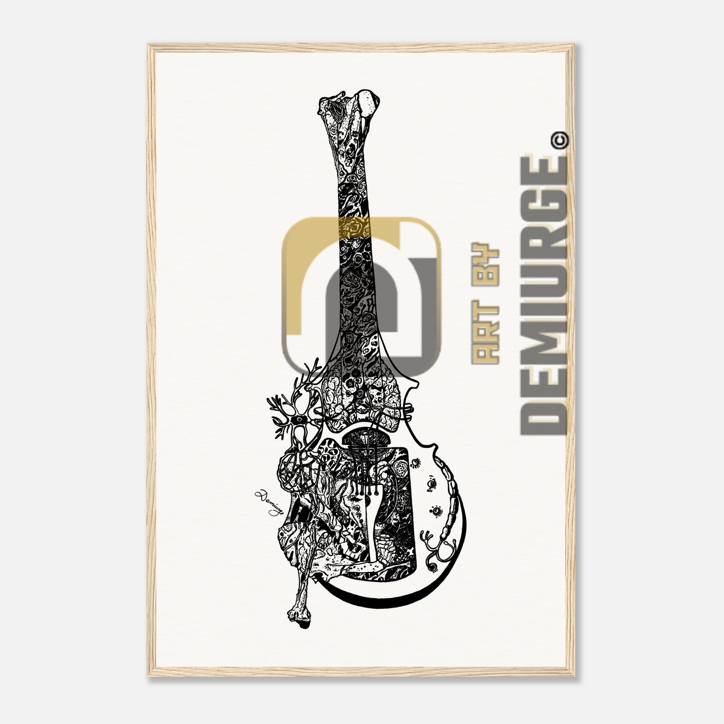 Despair - Museum-Quality Matte Paper Wooden Framed Poster