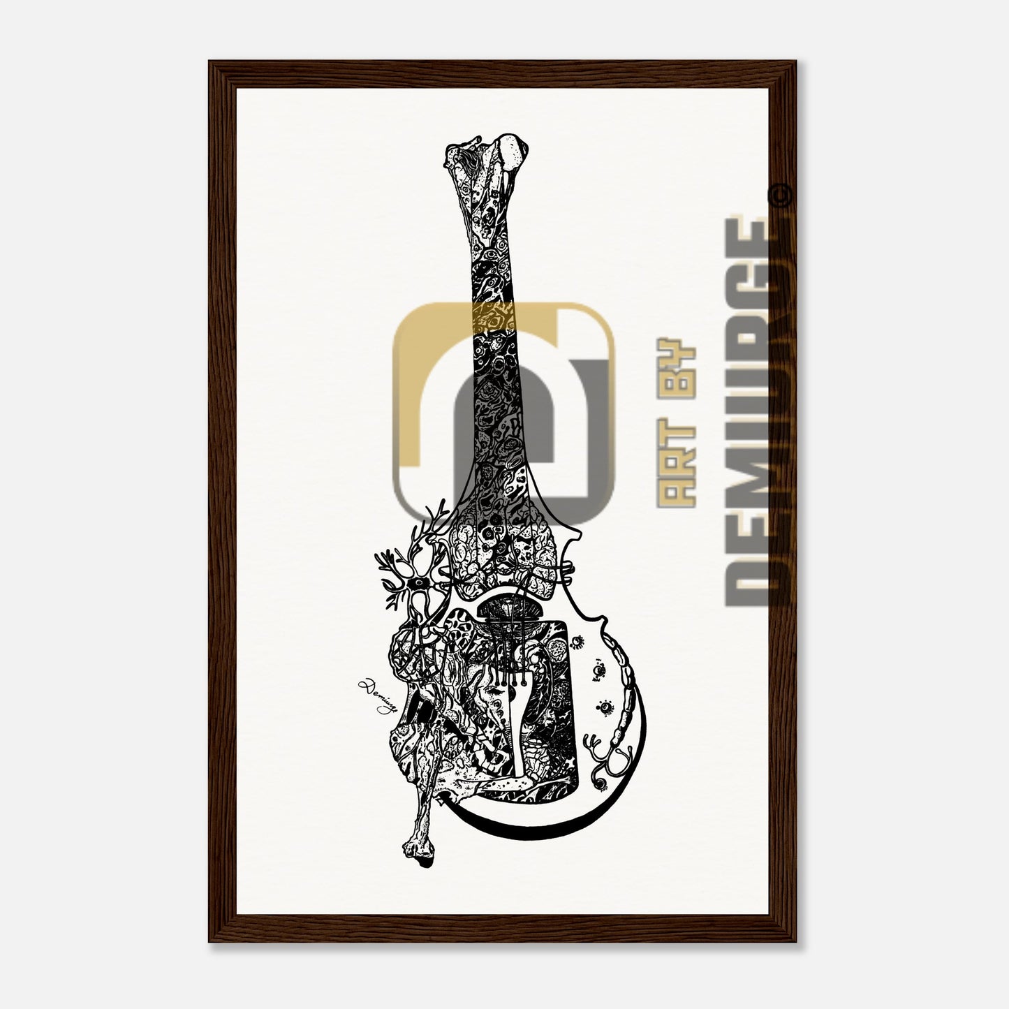 Despair - Museum-Quality Matte Paper Wooden Framed Poster