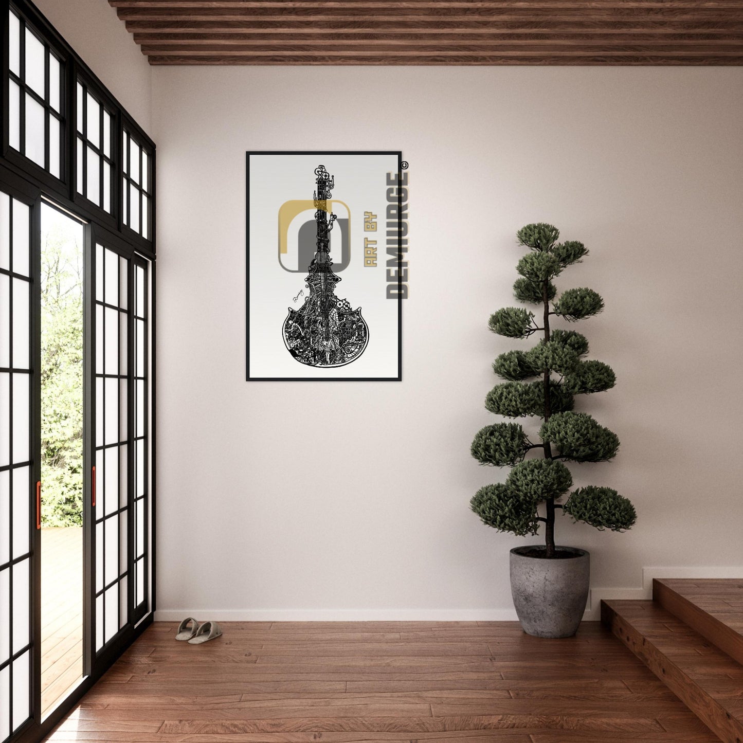 Indifference - Museum-Quality Matte Paper Wooden Framed Poster