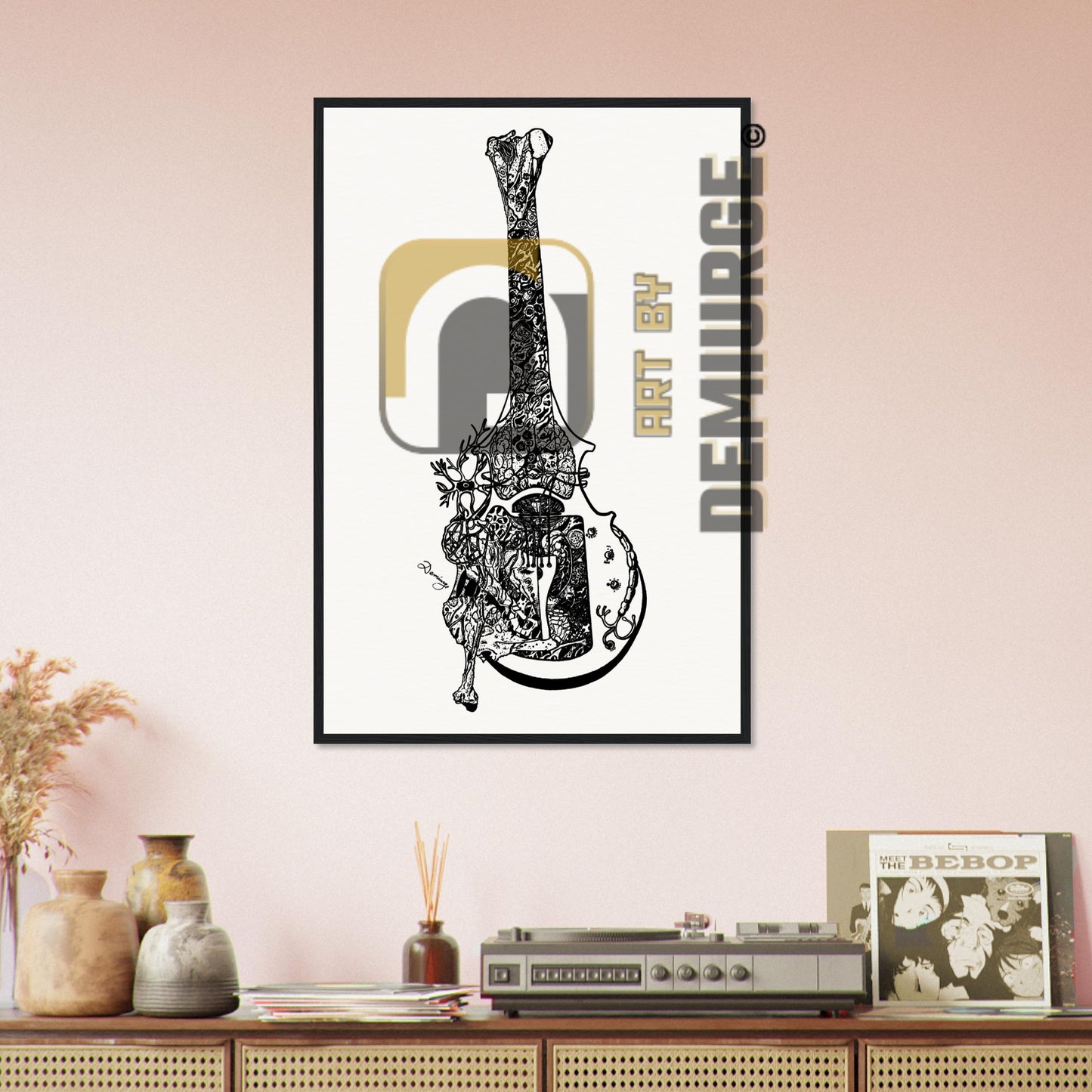 Despair - Museum-Quality Matte Paper Wooden Framed Poster