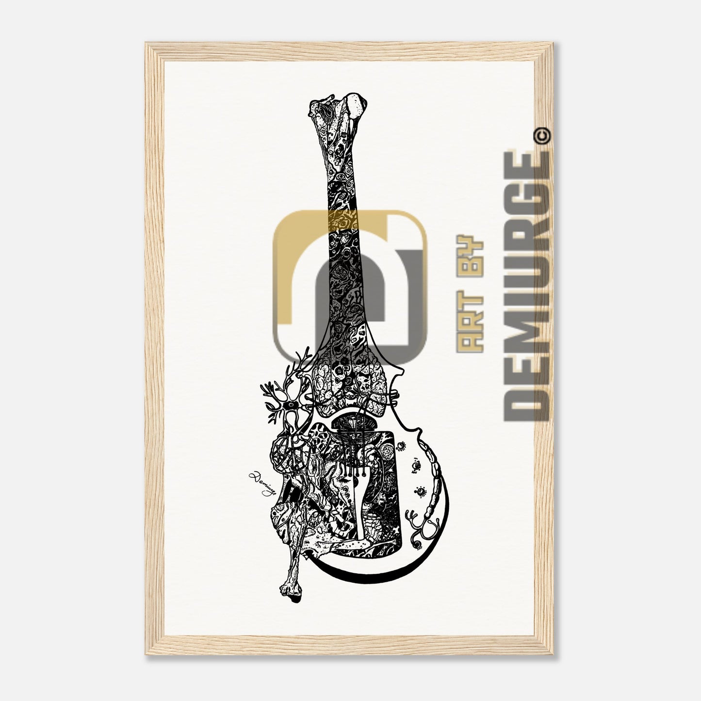 Despair - Museum-Quality Matte Paper Wooden Framed Poster