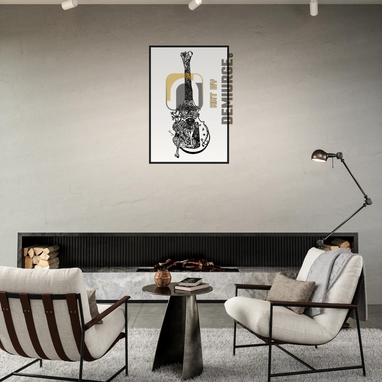 Despair - Museum-Quality Matte Paper Wooden Framed Poster
