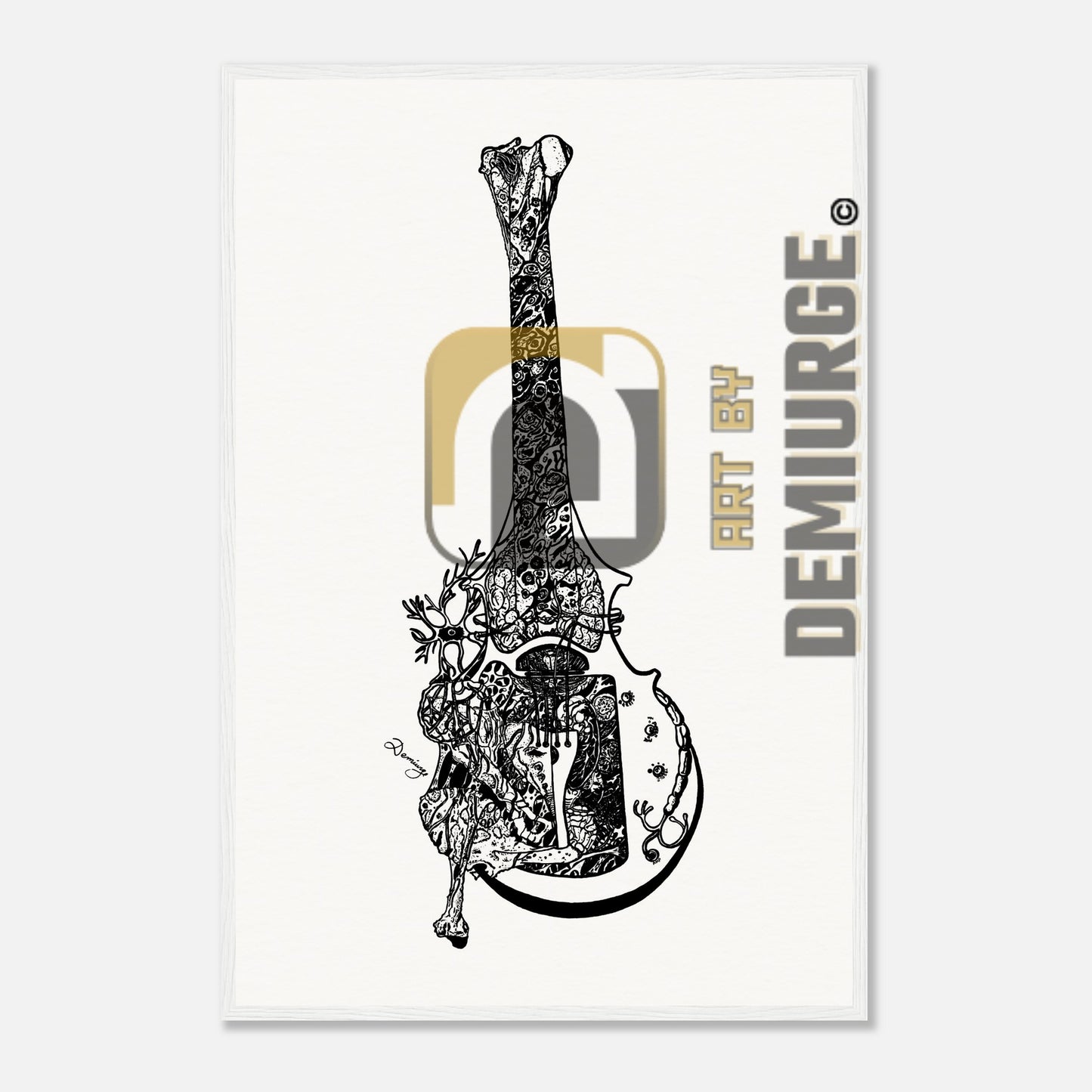 Despair - Museum-Quality Matte Paper Wooden Framed Poster