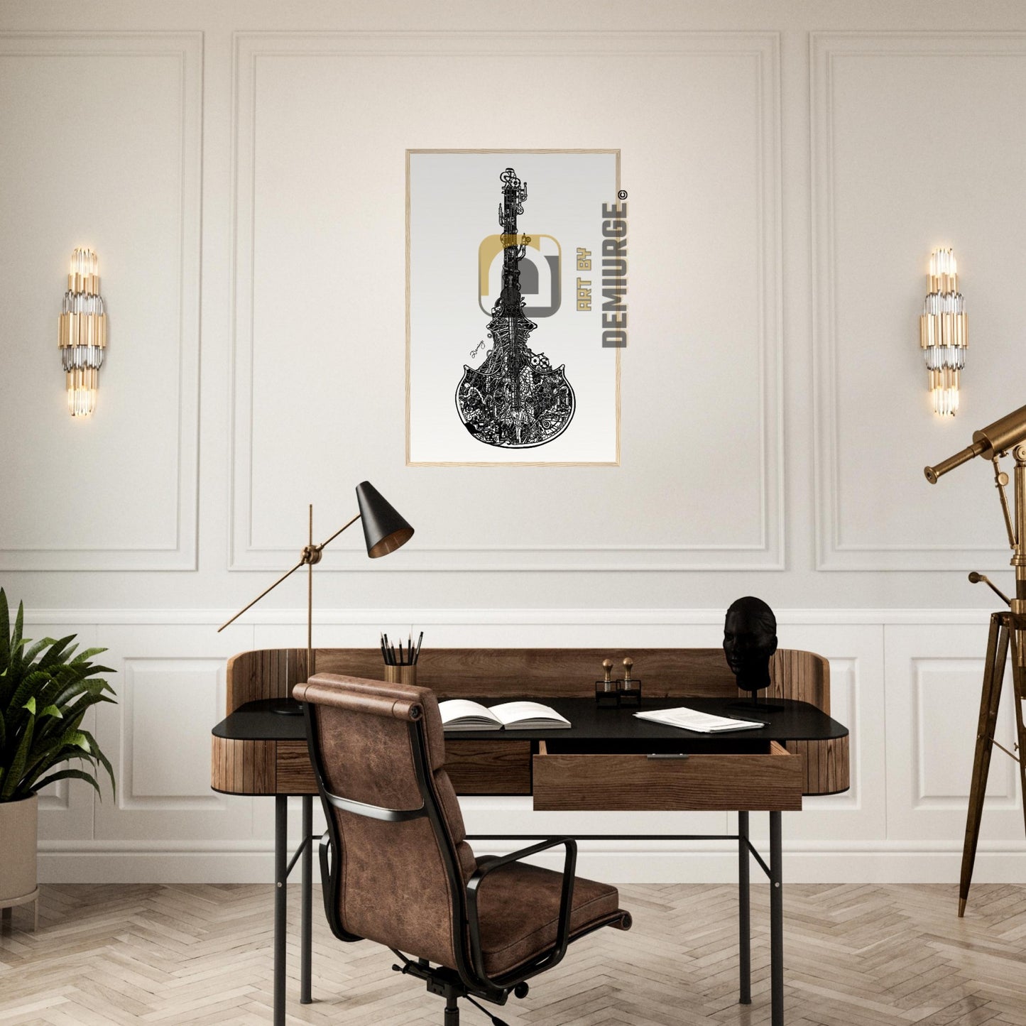 Indifference - Museum-Quality Matte Paper Wooden Framed Poster