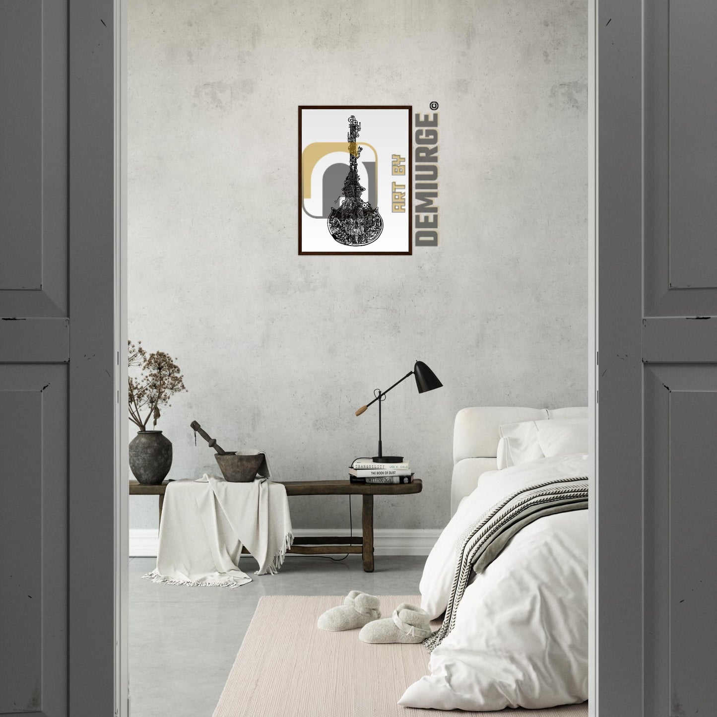 Indifference - Premium Matte Paper Wooden Framed Poster