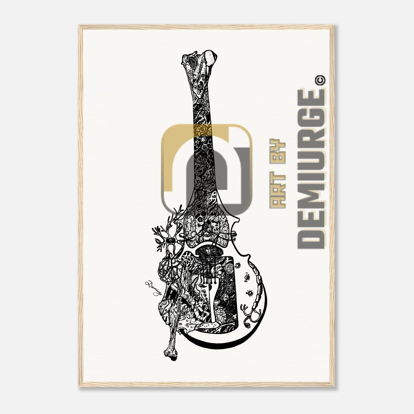 Despair - Museum-Quality Matte Paper Wooden Framed Poster