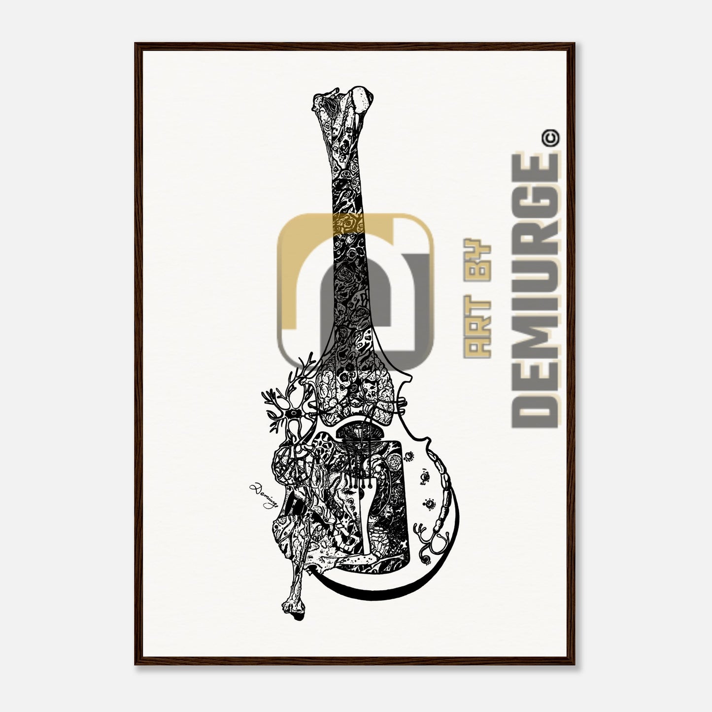 Despair - Museum-Quality Matte Paper Wooden Framed Poster